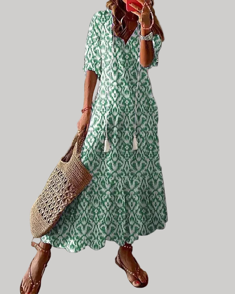 Luna | Vestido Boho con Silueta Favorecedora