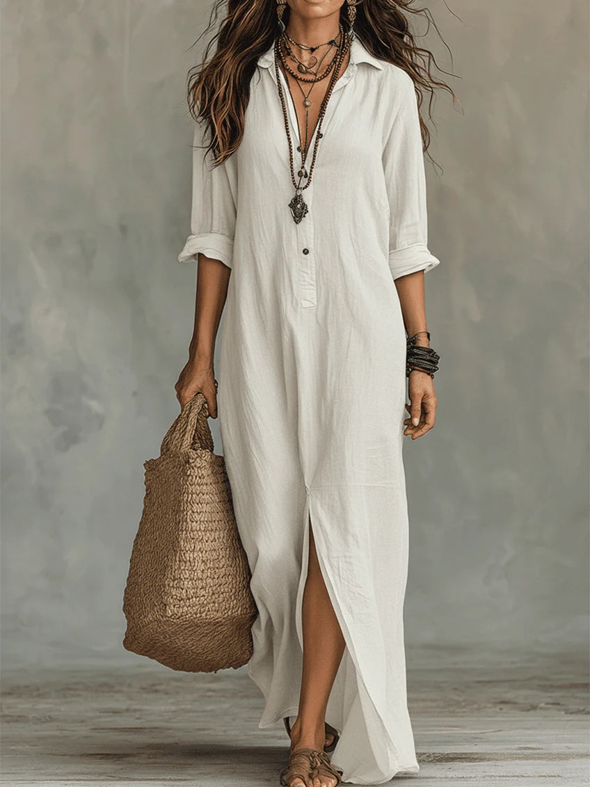 WILLOW | Vestido Maxi Sin Esfuerzo – Silueta Favorecedora y Uso Diario Versátil