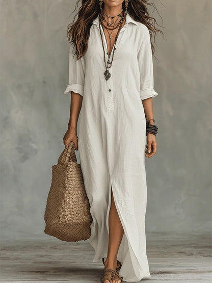 WILLOW | Vestido Maxi Sin Esfuerzo – Silueta Favorecedora y Uso Diario Versátil
