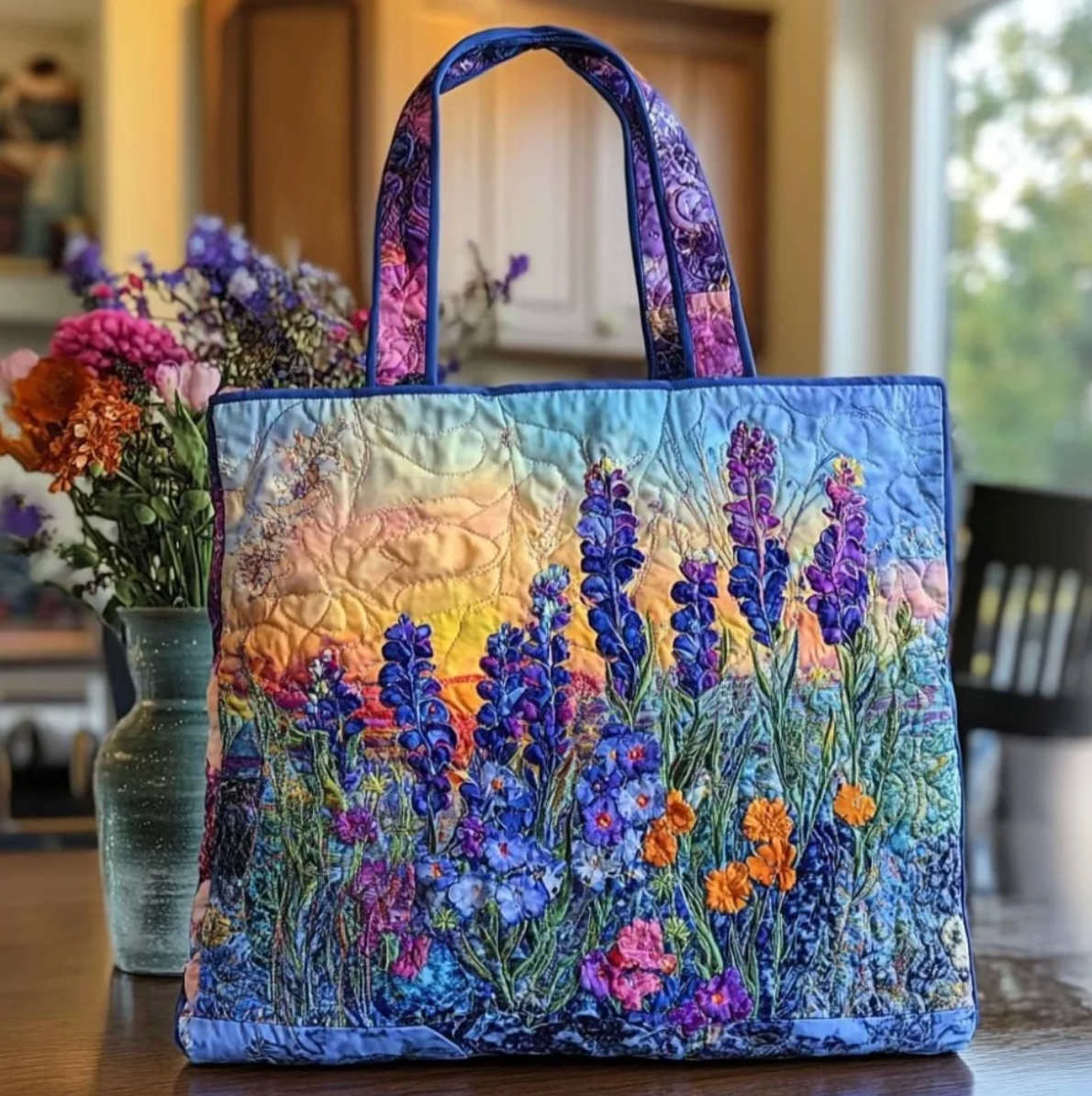 Bolso tote acolchado