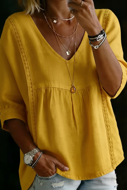 Blusa Bohemia de Encaje — Elegancia Natural