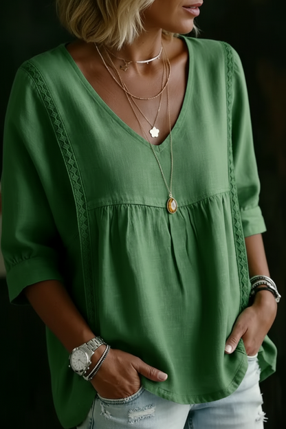Blusa Bohemia de Encaje — Elegancia Natural