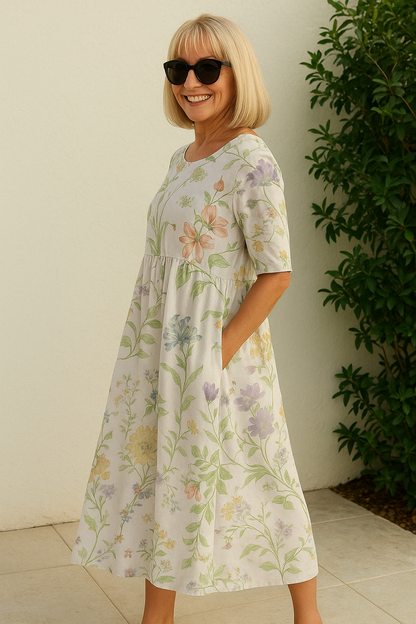 Elisa - Vestido Midi Relajado