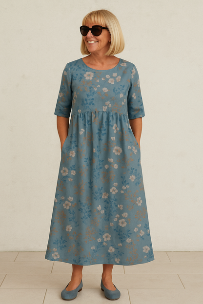 Elisa - Vestido Midi Relajado