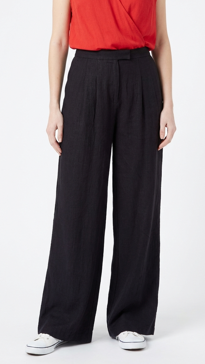 PANTALÓN LINO NEGRO