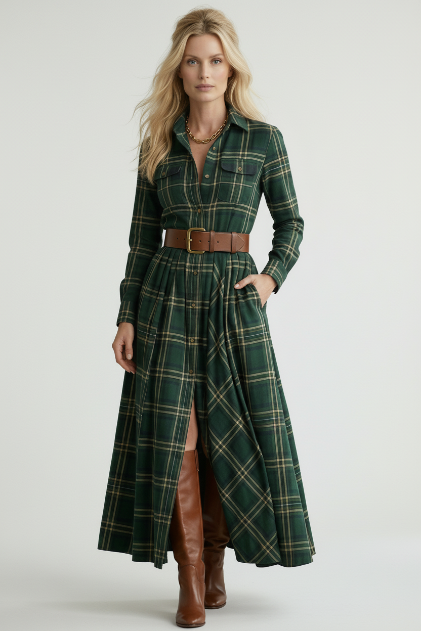 Harriet | Vestido Camisero con Cinturón
