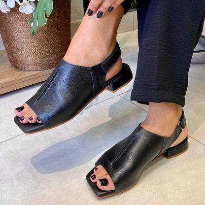 Donna – Sandalias de Cuero Ortopédicas
