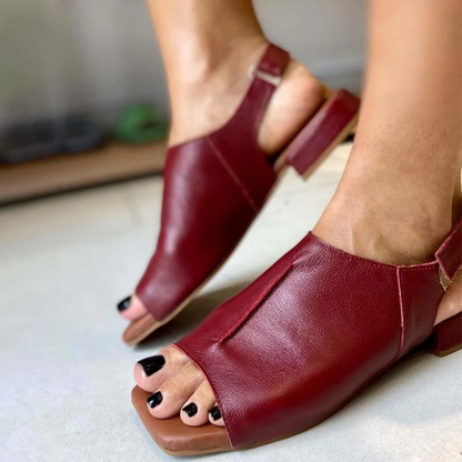 Donna – Sandalias de Cuero Ortopédicas