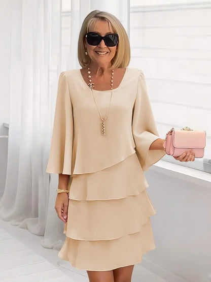 Claudia | Vestido Elegante con Volantes