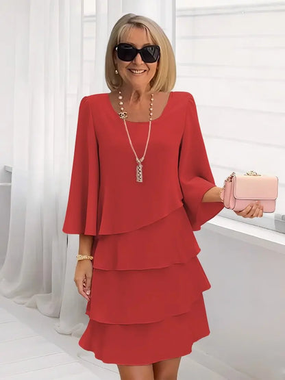 Claudia | Vestido Elegante con Volantes