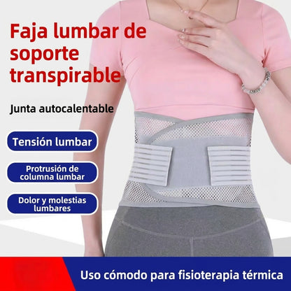 Cinturón Lumbar Profesional | Soporte Postural Transpirable Unisex