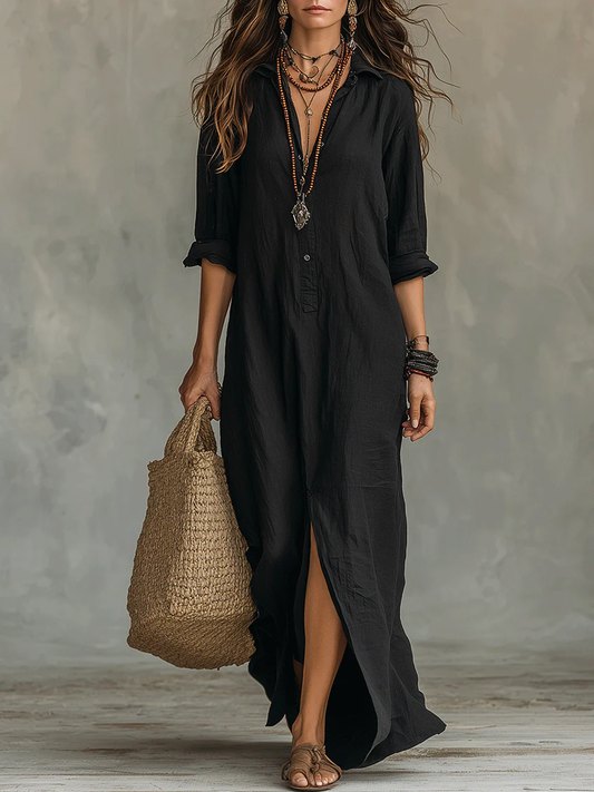 WILLOW | Vestido Maxi Sin Esfuerzo – Silueta Favorecedora y Uso Diario Versátil