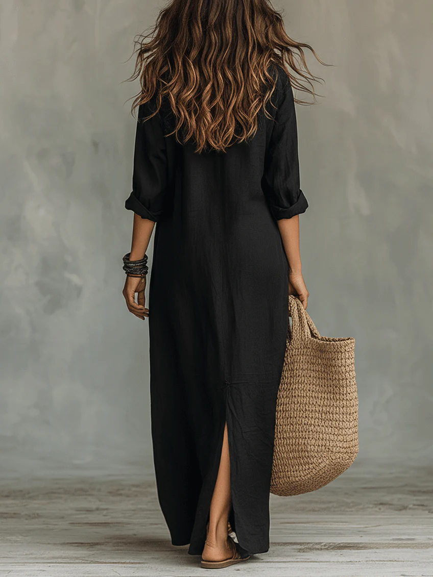 WILLOW | Vestido Maxi Sin Esfuerzo – Silueta Favorecedora y Uso Diario Versátil