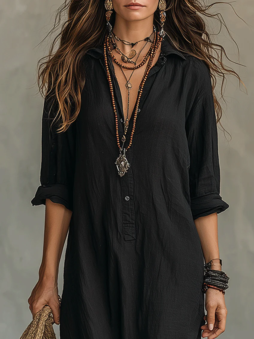 WILLOW | Vestido Maxi Sin Esfuerzo – Silueta Favorecedora y Uso Diario Versátil