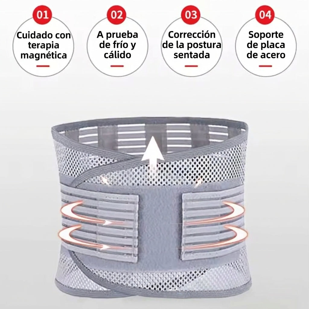 Cinturón Lumbar Profesional | Soporte Postural Transpirable Unisex