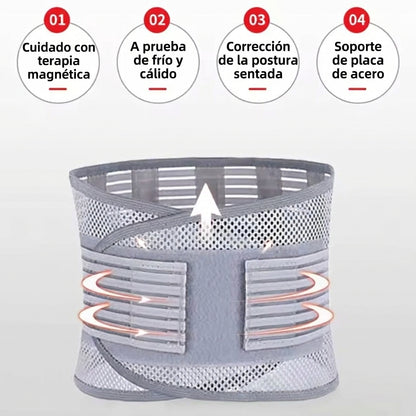 Cinturón Lumbar Profesional | Soporte Postural Transpirable Unisex