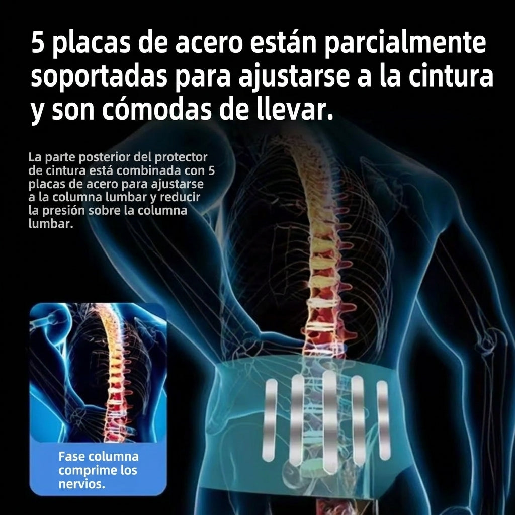 Cinturón Lumbar Profesional | Soporte Postural Transpirable Unisex
