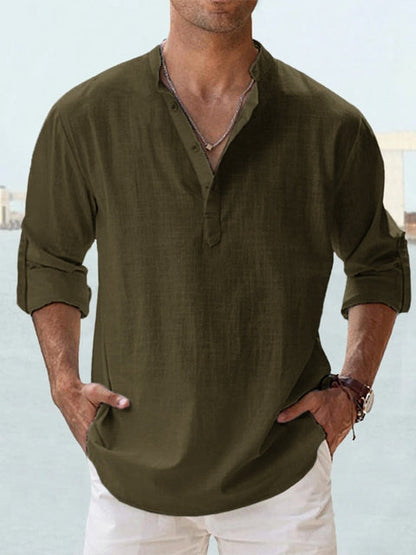 Mason™ | Camisa de Lino Transpirable