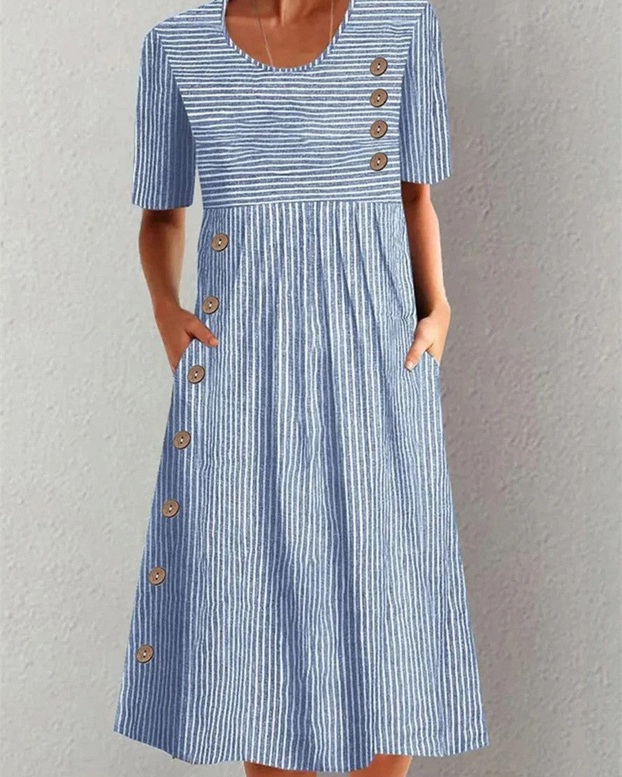 Sofia | Vestido de verano a rayas