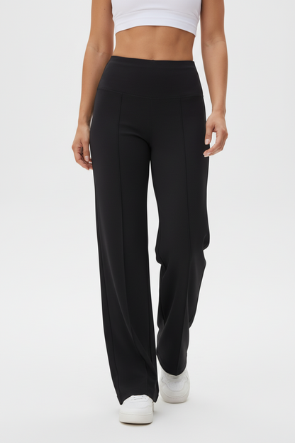 PANTALONES CINTURA ALTA-PIERNA ANCHA