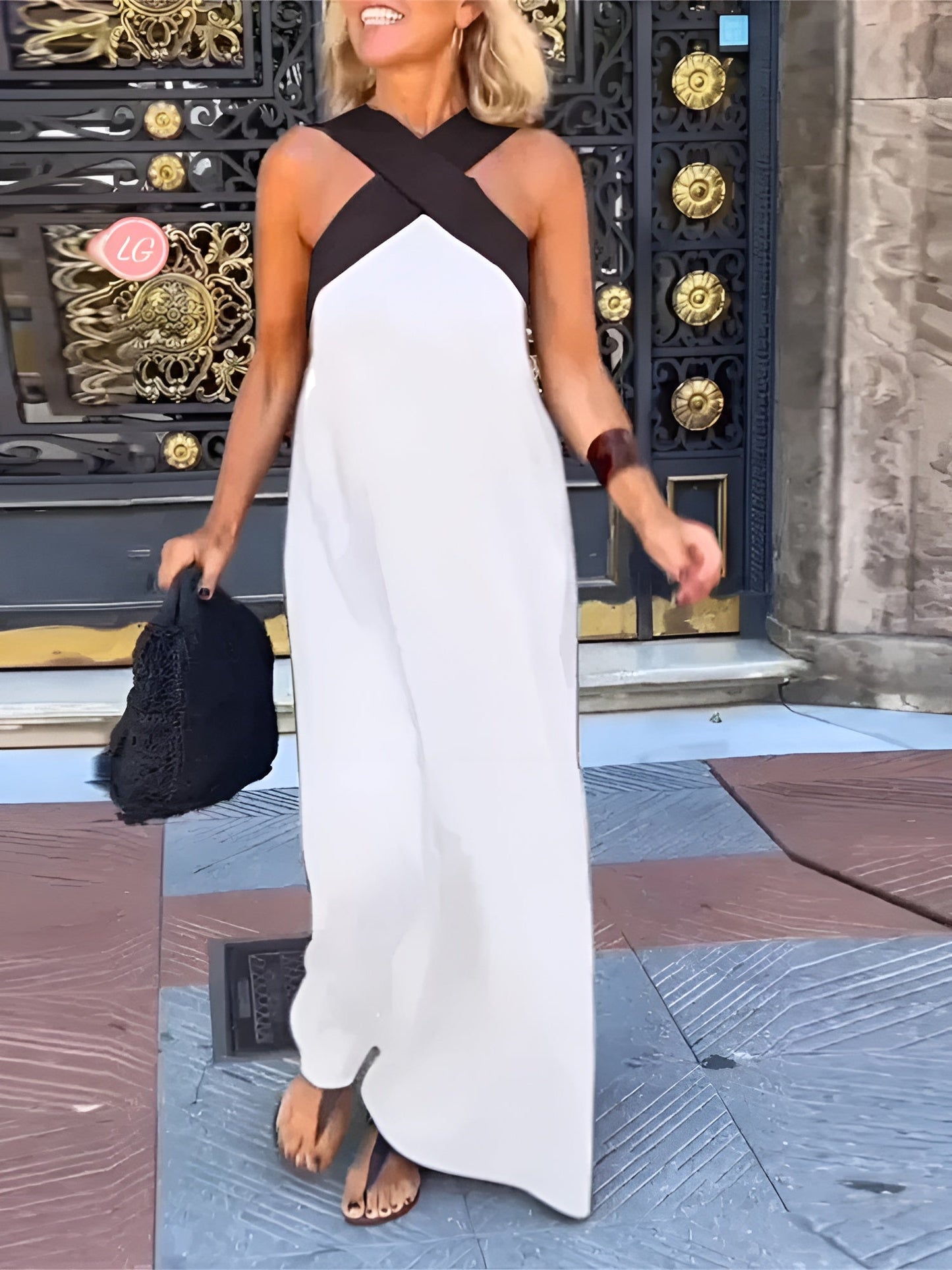 DELPHINE | VESTIDO CON ESCOTE CRUZADO
