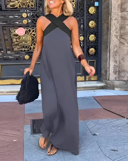 DELPHINE | VESTIDO CON ESCOTE CRUZADO