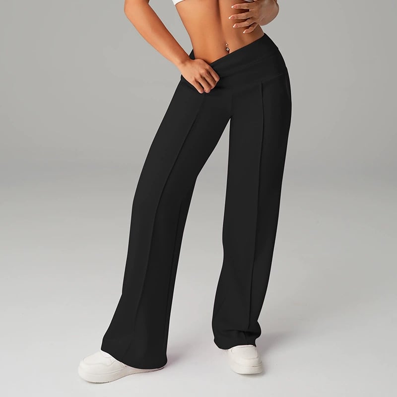PANTALONES CINTURA ALTA-PIERNA ANCHA