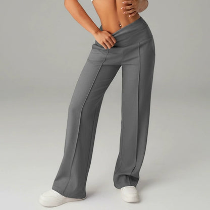 PANTALONES CINTURA ALTA-PIERNA ANCHA
