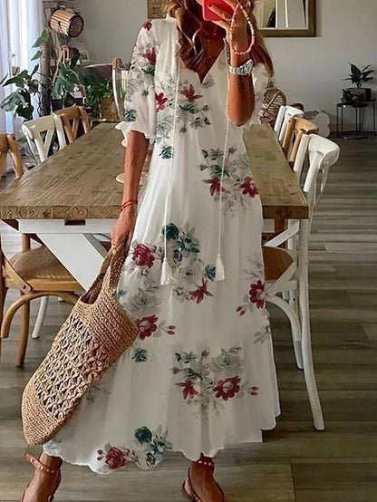 Luna | Vestido Boho con Silueta Favorecedora